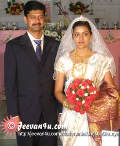 Josson Dhanya Wedding Pictures